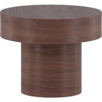 Table d'appoint Malung Venture Design - MDF marron - Ø 50 cm