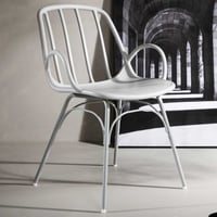 Chaise de salle à manger Dyrön - polypropylène gris clair