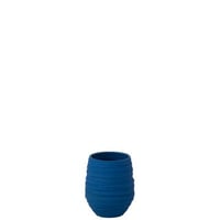 Vase fiesta ceramique bleu small