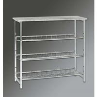 Étagère à chaussures Havu 86cm, 4 étagères - décor en béton