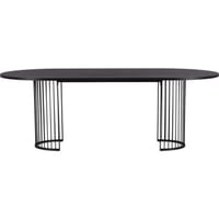 Table à manger Hamneskär Venture Design - MDF noir - 220x110 cm