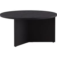 Table basse Saltö Venture Design - MDF noir mat - Ø 65 cm