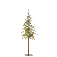 Sapin de noel c+led artificiel neige vert small