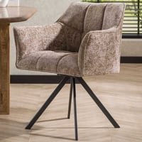 Chaise de salle à manger Aster - 63x60x81cm - champagne