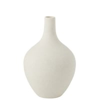 Vase iva porcelaine blanc large