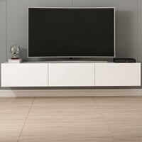 Rigel Meuble TV | 100 % MÉLAMINE | Blanc