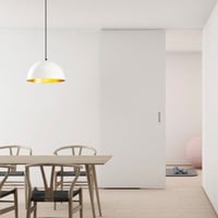 Berceste Lustre | CORPS EN FER | Blanc