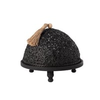 Cloche alimentaire bois de sapin noir