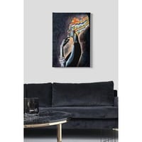 Bract Tableau décoratif sur toile | Cadre en bois | 50 x 70 cm