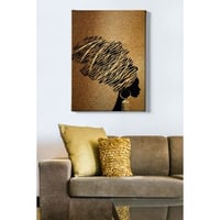 Bractée Peinture sur toile | 70x100 cm | Multicolore
