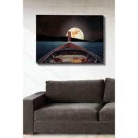 Bractée Peinture sur toile décorative | 70x100 cm | Multicolore