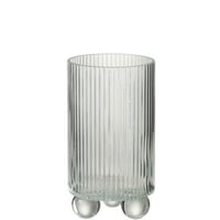 Photophore clara verre transparent large