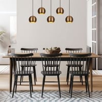 Lustre vintage en fer - 85x15cm | Hauteur 108cm