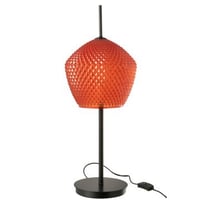 Lampe verre rouge
