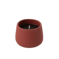 Bougie exterieure cyra ciment rouge medium 31h