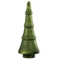 Sapin de noël oxydé cotelé verre vert large