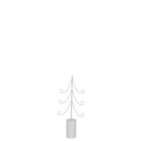 Arbre led base cylindre fer blanc small