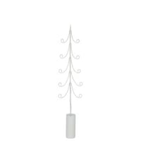 Arbre led base cylindre  fer blanc large