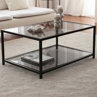 Astro Table basse | Structure en métal | Fumée, noir