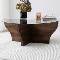 Amphora Table basse | Structure en métal | Noyer