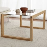 Via Table basse | VERRE TREMPÉ | Naturel