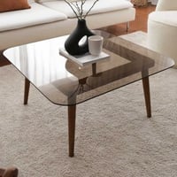 Smart Table basse | VERRE TREMPÉ | Bronze