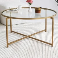 Gold Sun Table basse | Structure en métal | Doré