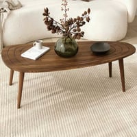 Sweet Table basse | Corps en bois de hêtre | Noyer