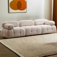 Bubble Canapé 3 places | HÊTRE / AGGLOMÉRÉ | Crème