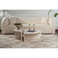 Orion Table basse | 100 % MÉLAMINE | Bois Blanc
