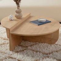 Tables basses Orion - 60x90x30cm - lot de 2 - décor chêne