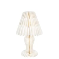 Décoration vintage lamp papier blanc cassé