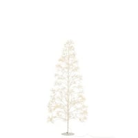 Arbre 2700 led métal blanc medium