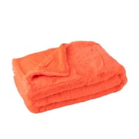 Couverture cutie polyester rouge fluo