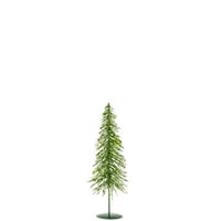Sapin de noël paillettes plastique vert foncé small