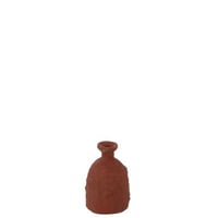 Vase soliflore aluminium terracotta