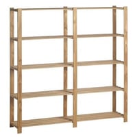 Etagère double en bois