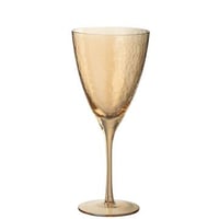 Verre à vin verre doré