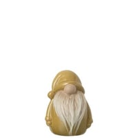 Lutin textile barbe porcelaine ocre large