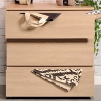 Commode Nux 3 tiroirs - chêne