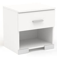 Table de chevet Gemma 1 tiroir - blanc