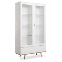 Armoire vitrée Göteborg - blanc