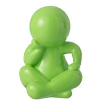 Figurine marcel résine vert