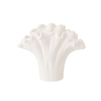 Vase fleur porcelaine blanc large