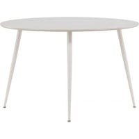Table à manger ronde Plaza Venture Design - MDF beige - Ø120cm