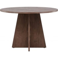 Table à manger Bootcut ronde Venture Design - Moka - Ø110 cm