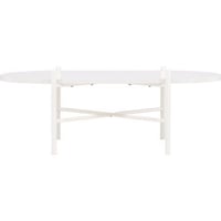 Table basse Pueblo Venture Design en MDF beige 120x60 cm
