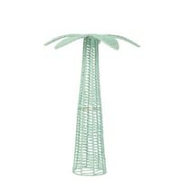 Palmier papier bleu azur large