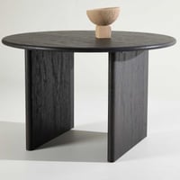 Table de salle à manger BJÖRHOLMEN ⌀120 - NOIRE / FSC 100%