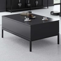 Lord Table basse | 100 % MÉLAMINÉ | Anthracite, Noir